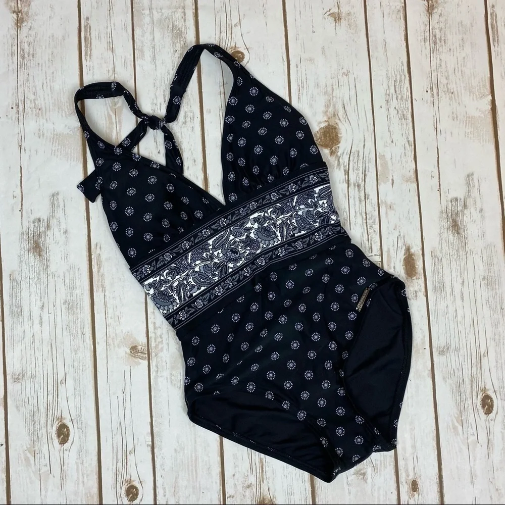 Michael Kors One‎ Piece Halter Swimsuit Size 4